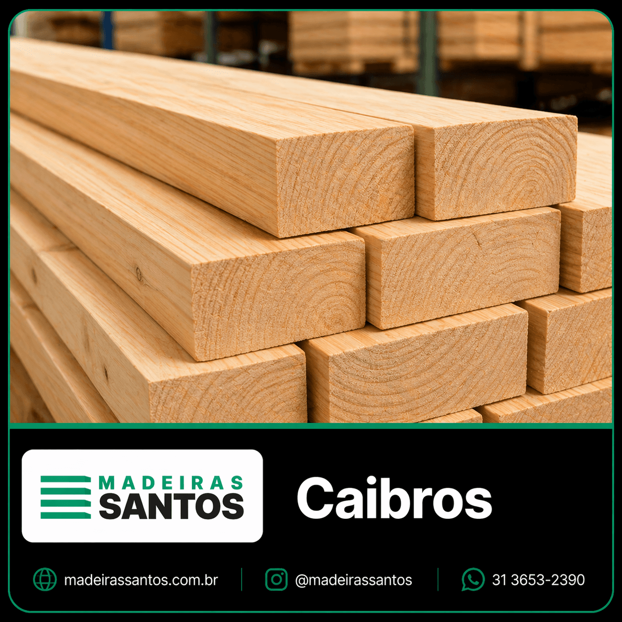 Caibros de madeira para estrutura de telhado e cobertura